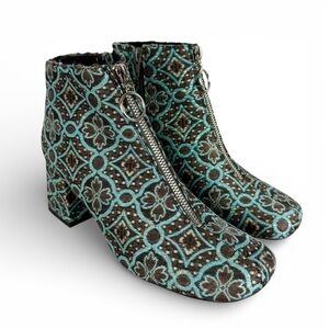 NEW Jeffrey Campbell Bossanova Floral Brocade Boots Sz 8.5